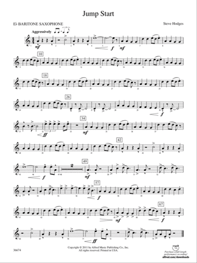 Jump Start: E-flat Baritone Saxophone