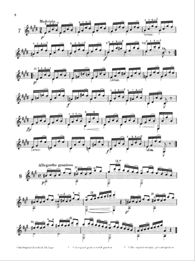 Carcassi: Melodic and Progressive Etudes, Op. 60