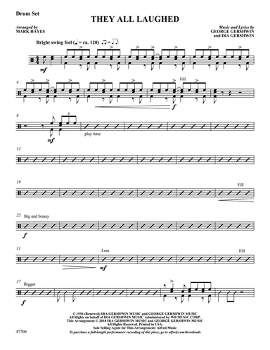 They All Laughed: Drums