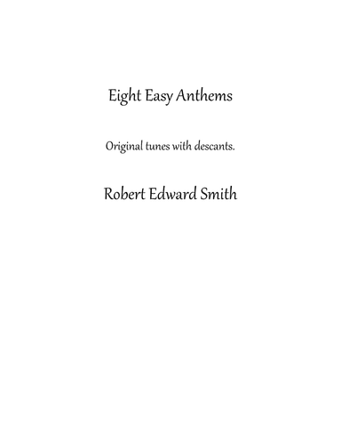 Eight Easy Anthems