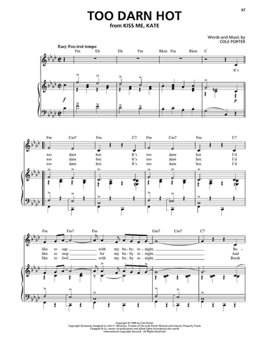 Too Darn Hot (from Kiss Me, Kate)