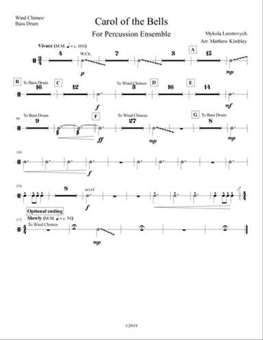 Carol of the Bells - All Parts