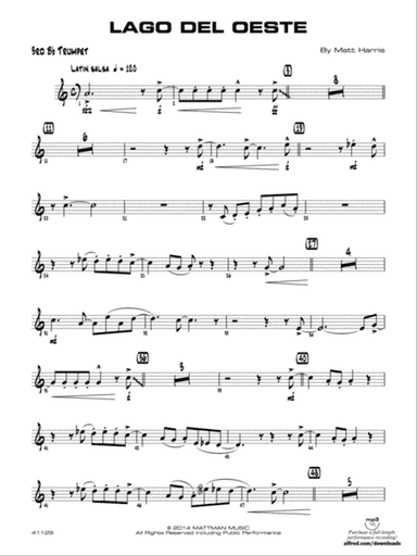 Lago del oeste: 3rd B-flat Trumpet