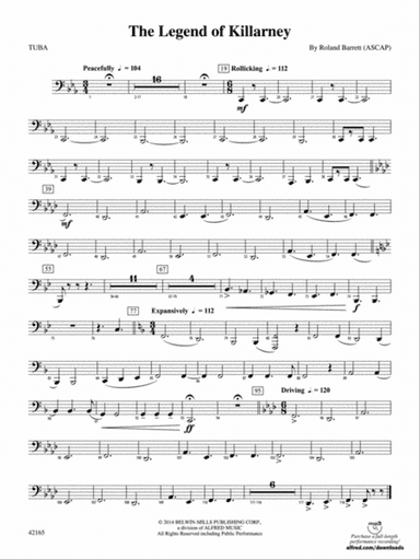 The Legend of Killarney: Tuba