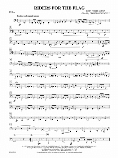 Riders for the Flag: Tuba