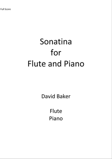 Sonatina for Flute and Piano