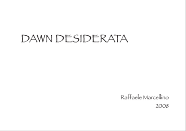Dawn Desiderata
