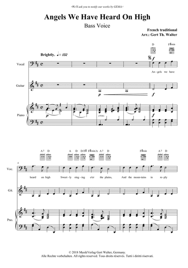 Angels We Have Heard On High