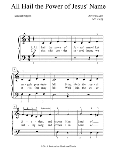 All Hail the Power of Jesus' Name