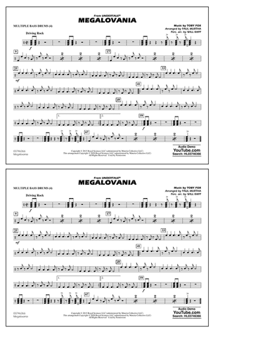 Megalovania (from Undertale) (arr. Paul Murtha) - Multiple Bass Drums