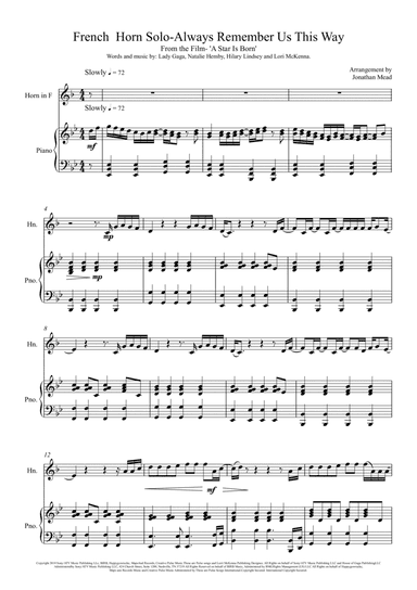 Always Remember Us This Way