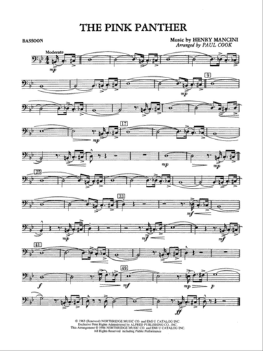 The Pink Panther: Bassoon