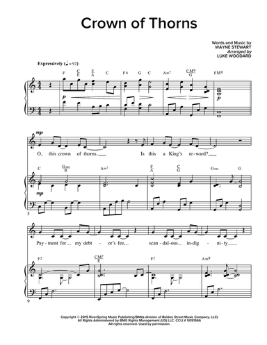 Crown Of Thorns (arr. Luke Woodard)