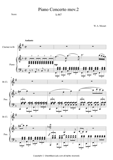 Piano Concerto No.21 K.467 Mov.2