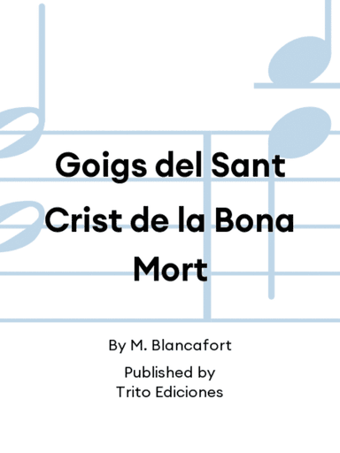 Goigs del Sant Crist de la Bona Mort