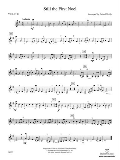 Still the First Noel: 2nd Violin