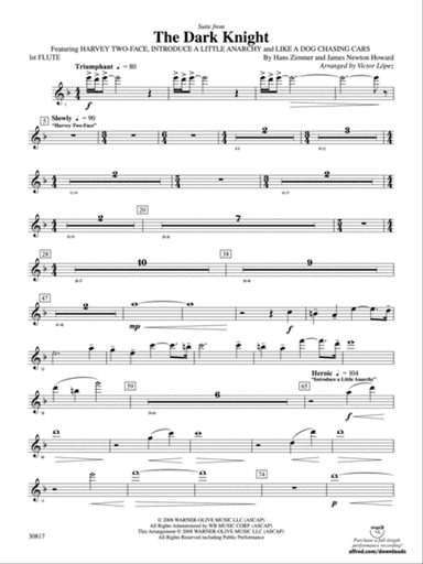 The Dark Knight, Suite from: Flute