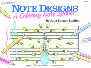 Note Designs: a Coloring Note Speller
