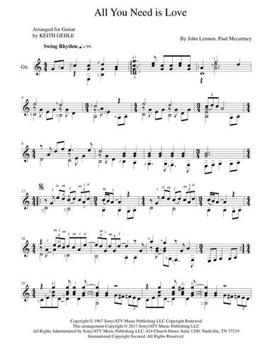 All You Need Is Love