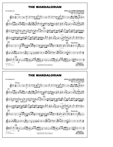 The Mandalorian (from Star Wars: The Mandalorian) (arr. Paul Murtha) - Bb Tenor Sax