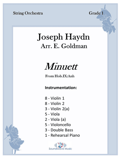 Minuett (From Hob.IX:Anh)