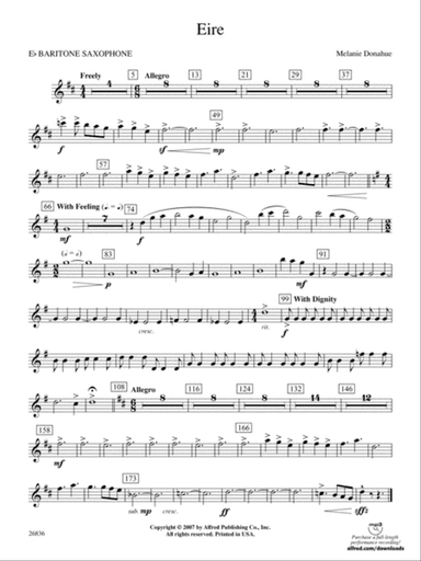 Eire: E-flat Baritone Saxophone