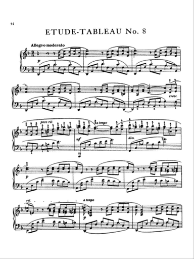 Rachmaninoff: Etudes Tableaux, Op. 39