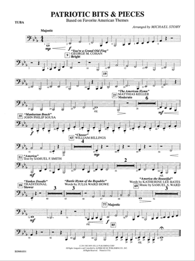Patriotic Bits & Pieces (based on Favorite American Themes): Tuba