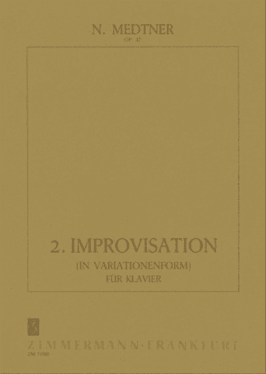Second improvisation Op. 47