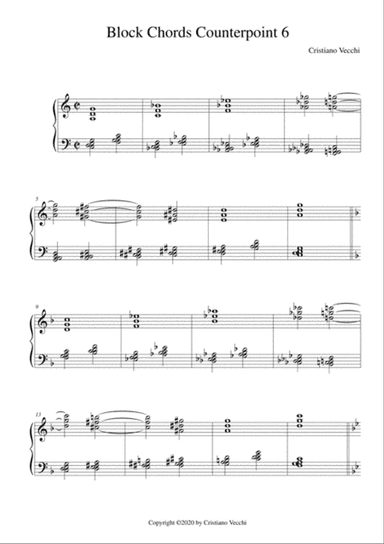 Block Chords Counterpoint 6