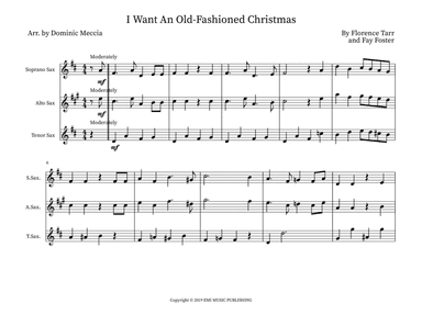 I Want An Old-fashioned Christmas