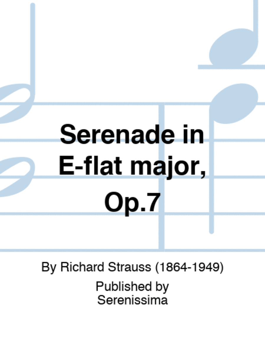 Serenade in E-flat major, Op.7