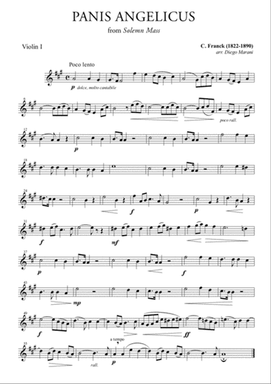 Panis Angelicus for String Quartet