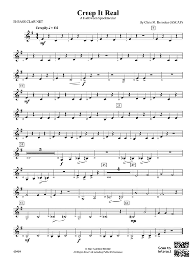 Creep It Real: B-flat Bass Clarinet