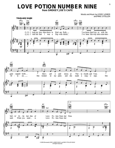 Love Potion Number 9