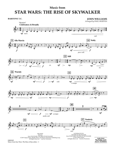 Music from Star Wars: The Rise of Skywalker (arr. Paul Murtha) - Baritone T.C.