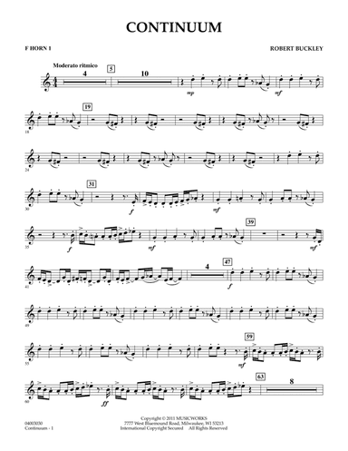 Continuum - F Horn 1