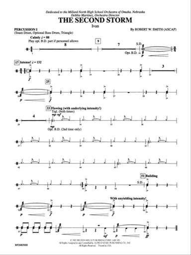 The Second Storm (Ivan): 1st Percussion