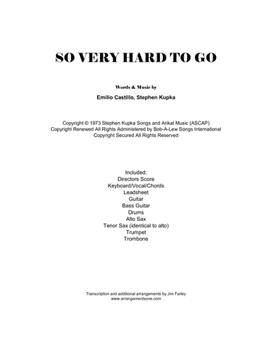 So Very Hard To Go
