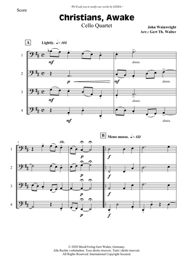 Christians, Awake, Salute The Happy Morn