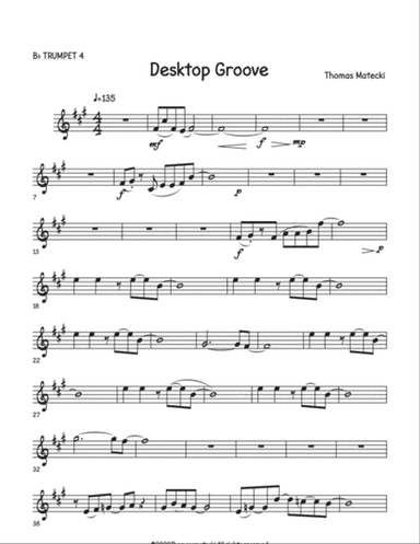 Desktop Grove for big band trumpet 4