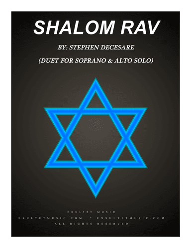 Shalom Rav (Duet for Soprano and Alto Solo)