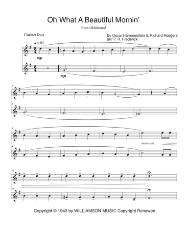 Oh, What A Beautiful Mornin'