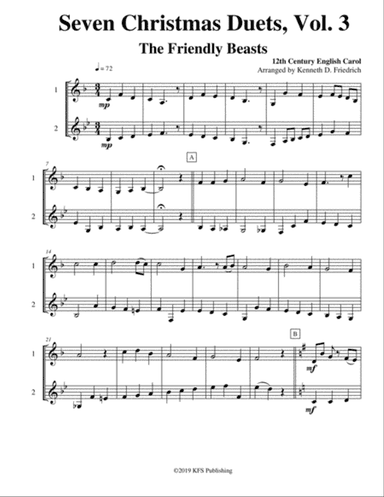 Seven Christmas Duets, Vol. 3