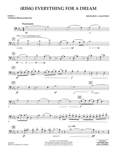 (Risk) Everything for a Dream - Pt.4 - Trombone/Bar. B.C./Bsn.