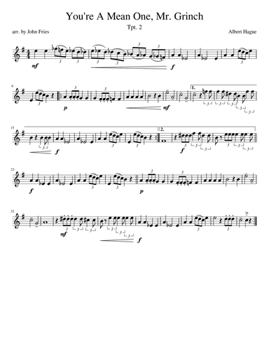 You're A Mean One, Mr. Grinch