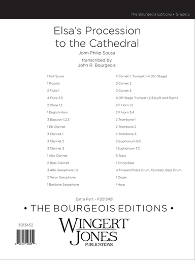 Elsas Procession To The Cathedral - Full Score