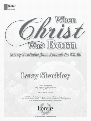 When Christ Was Born