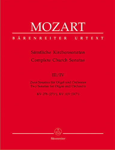 Samtliche Kirchensonaten, Heft 3/4