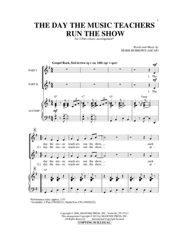 The Day The Music Teachers Run The Show